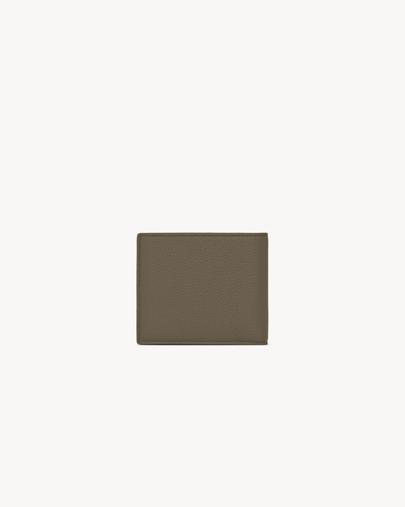 SAINT LAURENT TINY CASSANDRE EAST/WEST WALLET IN GRAINED LEATHER outlook