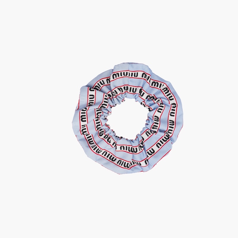 Printed faille scrunchie - 2