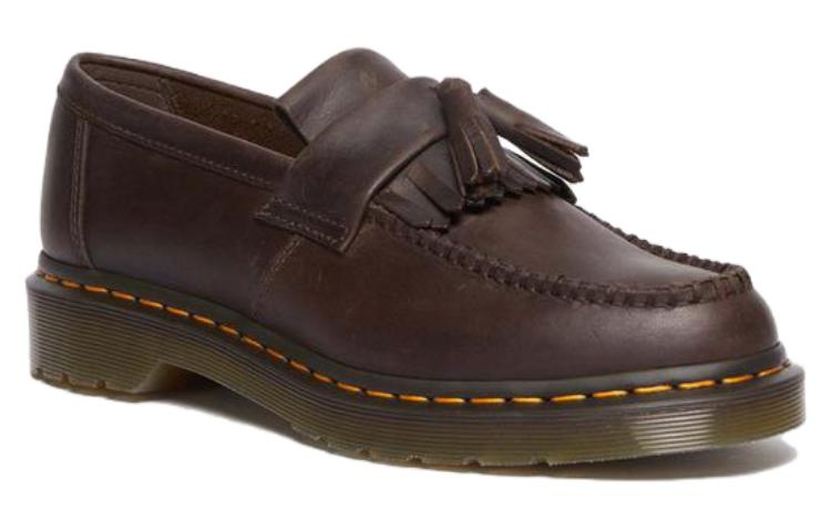Dr. Martens Adrian Crazy Horse Leather Tassel Loafers 'Dark Brown' 30917201 - 2