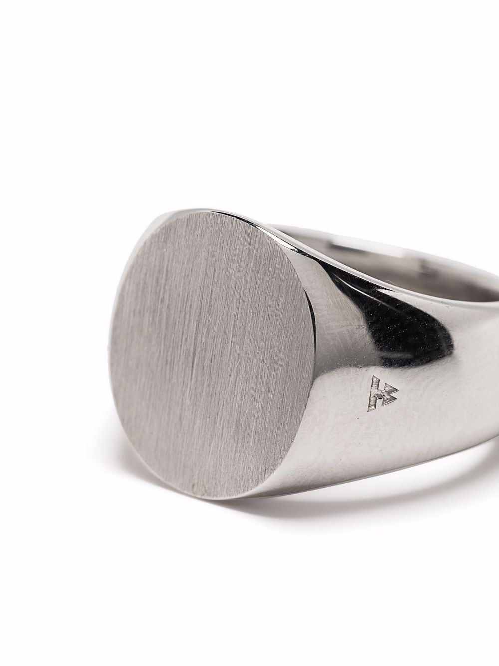 Oval Satin signet ring - 3