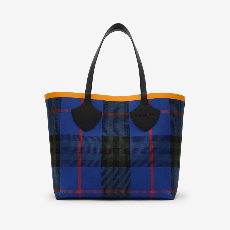 Large Check Tote 1