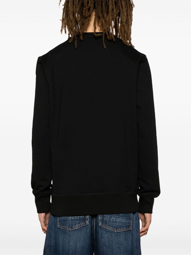 logo-print cotton sweatshirt 4