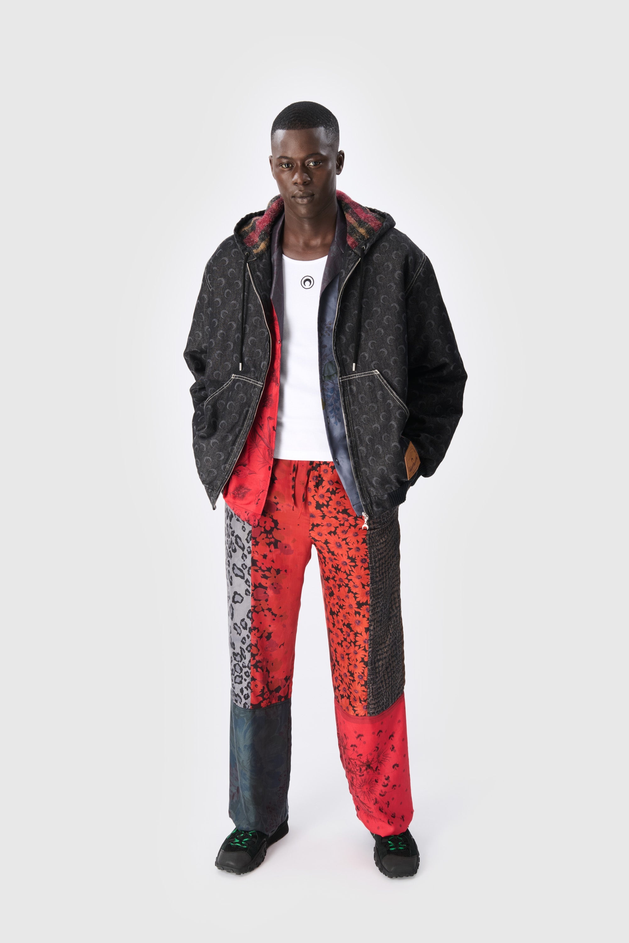 Moon Laser Denim Padded Jacket - 2