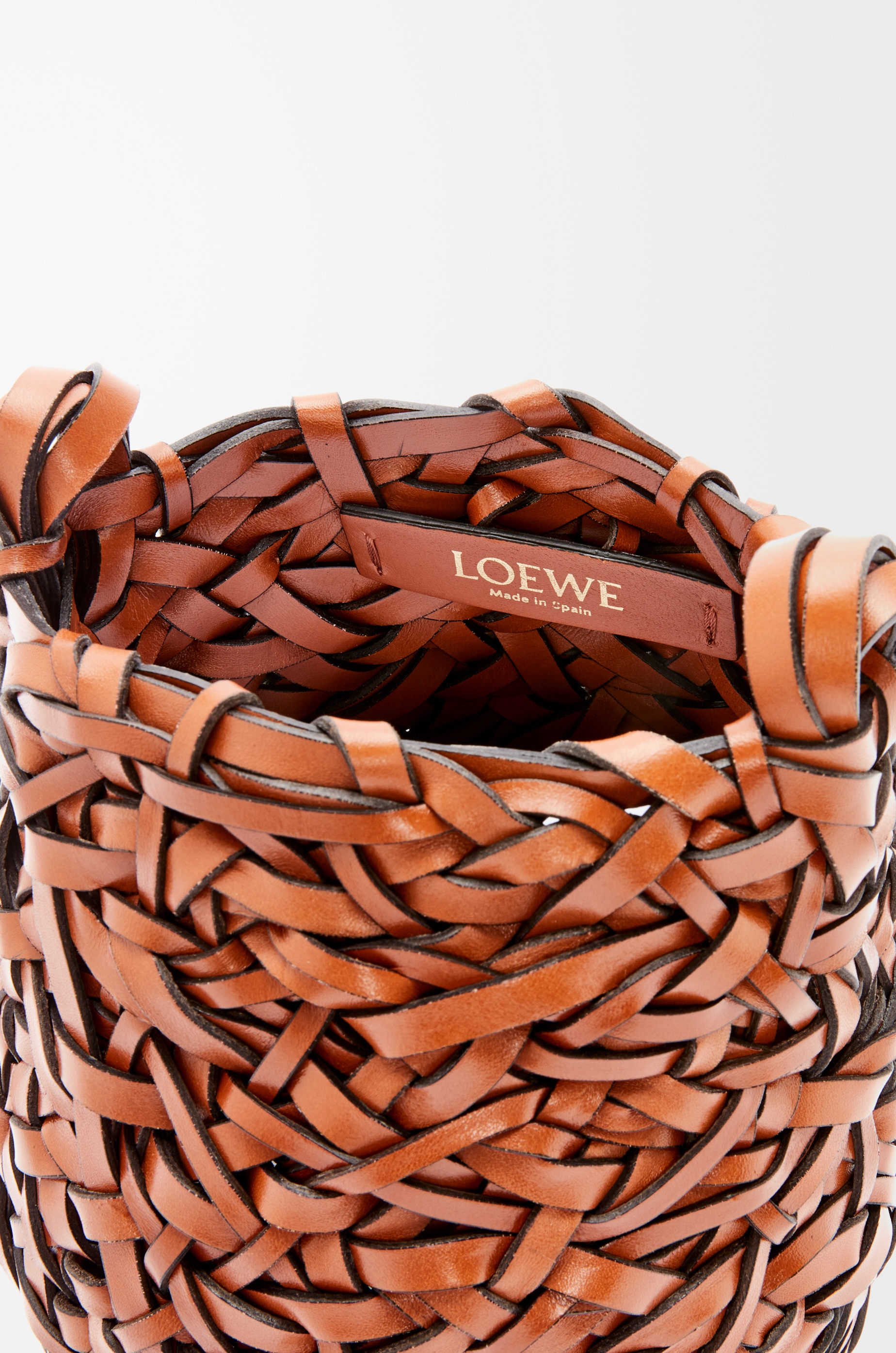 Small Nest basket bag in calfskin - 7