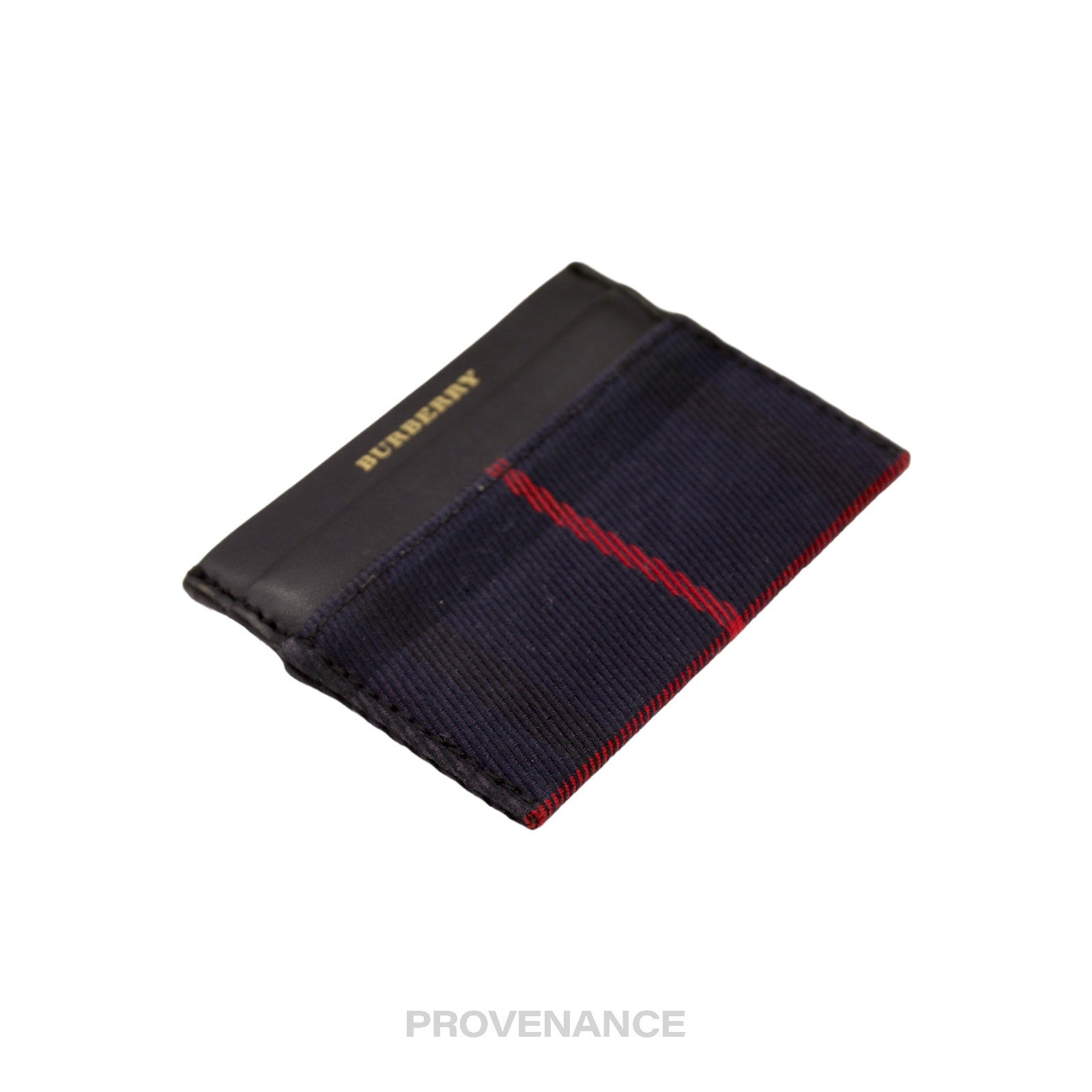 Burberry Card Holder Wallet - Navy Check - 4