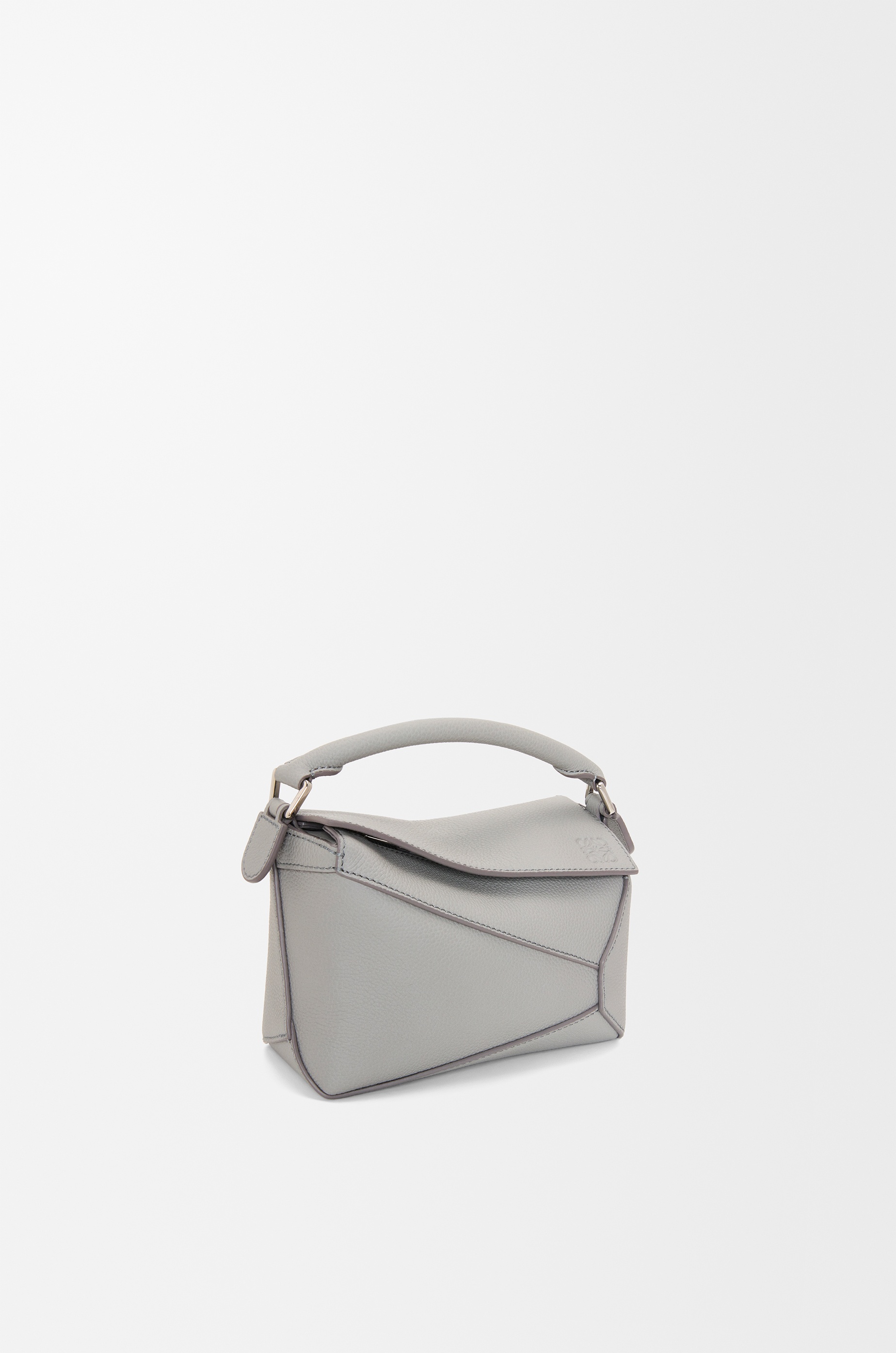 Mini Puzzle Edge bag in soft grained calfskin - 4
