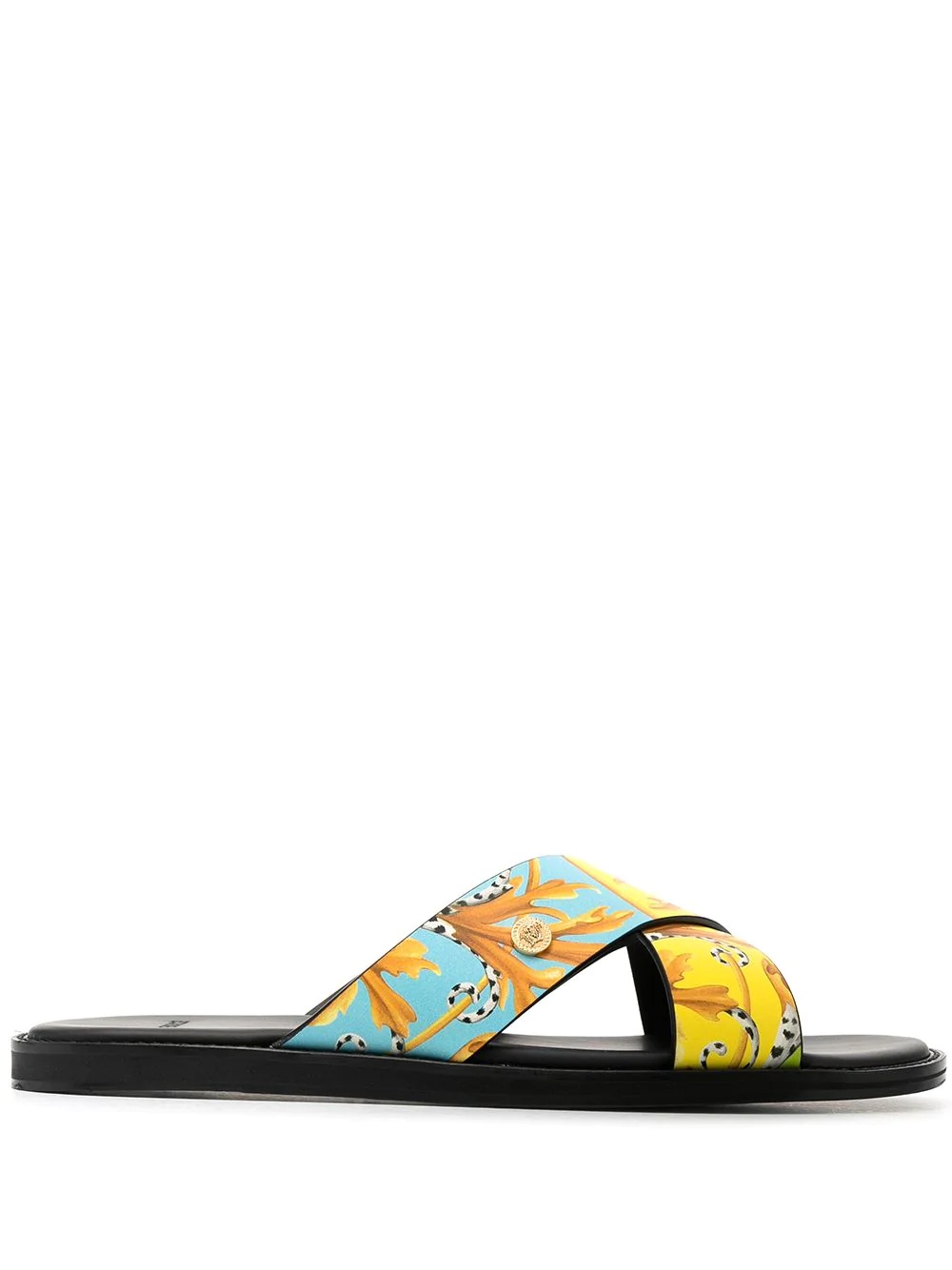 crisscross slip-on sandals - 1