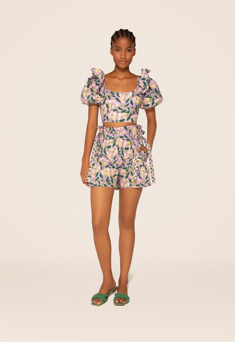 Janeiro Dos Gardenias Lila Shorts 2