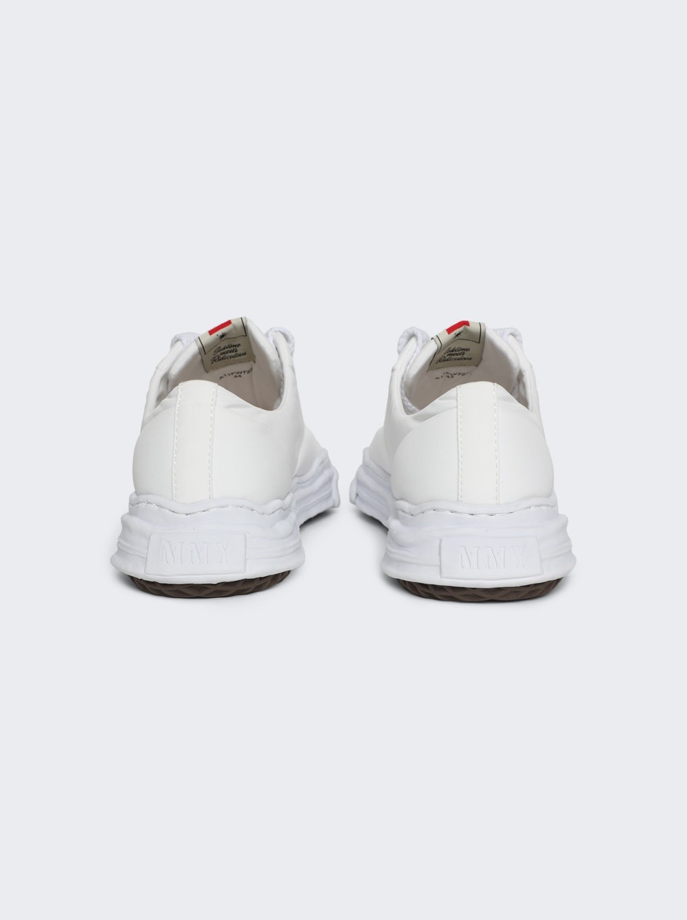 Hank Nylon Puffer Low-Top Sneakers White - 3