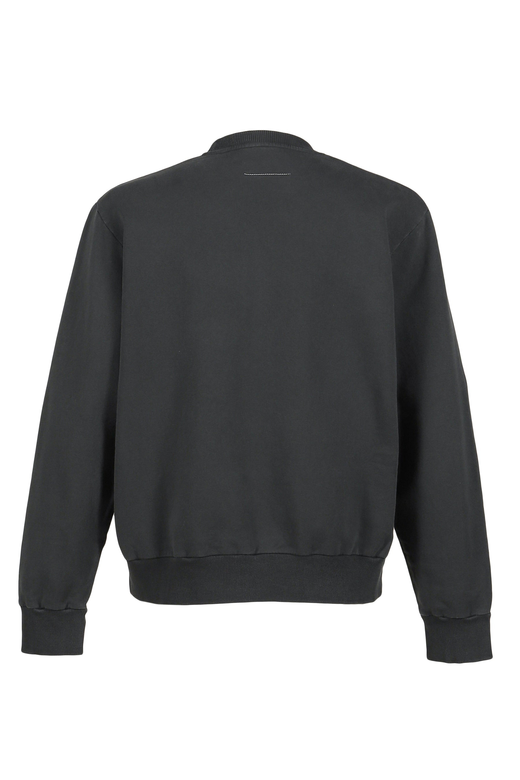 SWEATSHIRT / WASHED BLK - 2