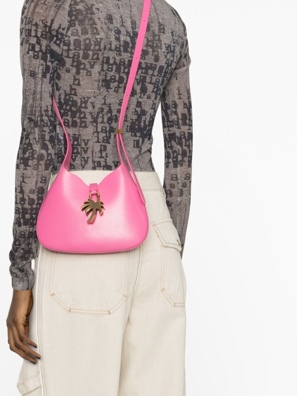 Hobo leather shoulder bag - 3