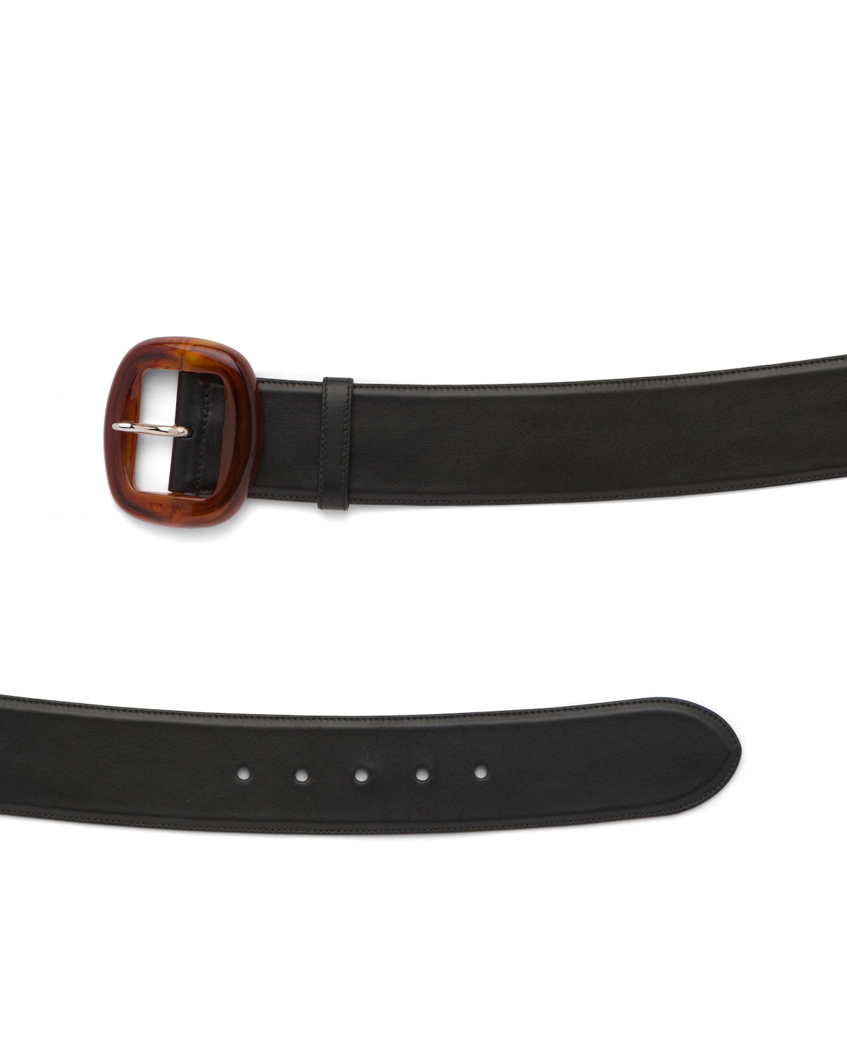 Leather and Plexiglas belt - 3