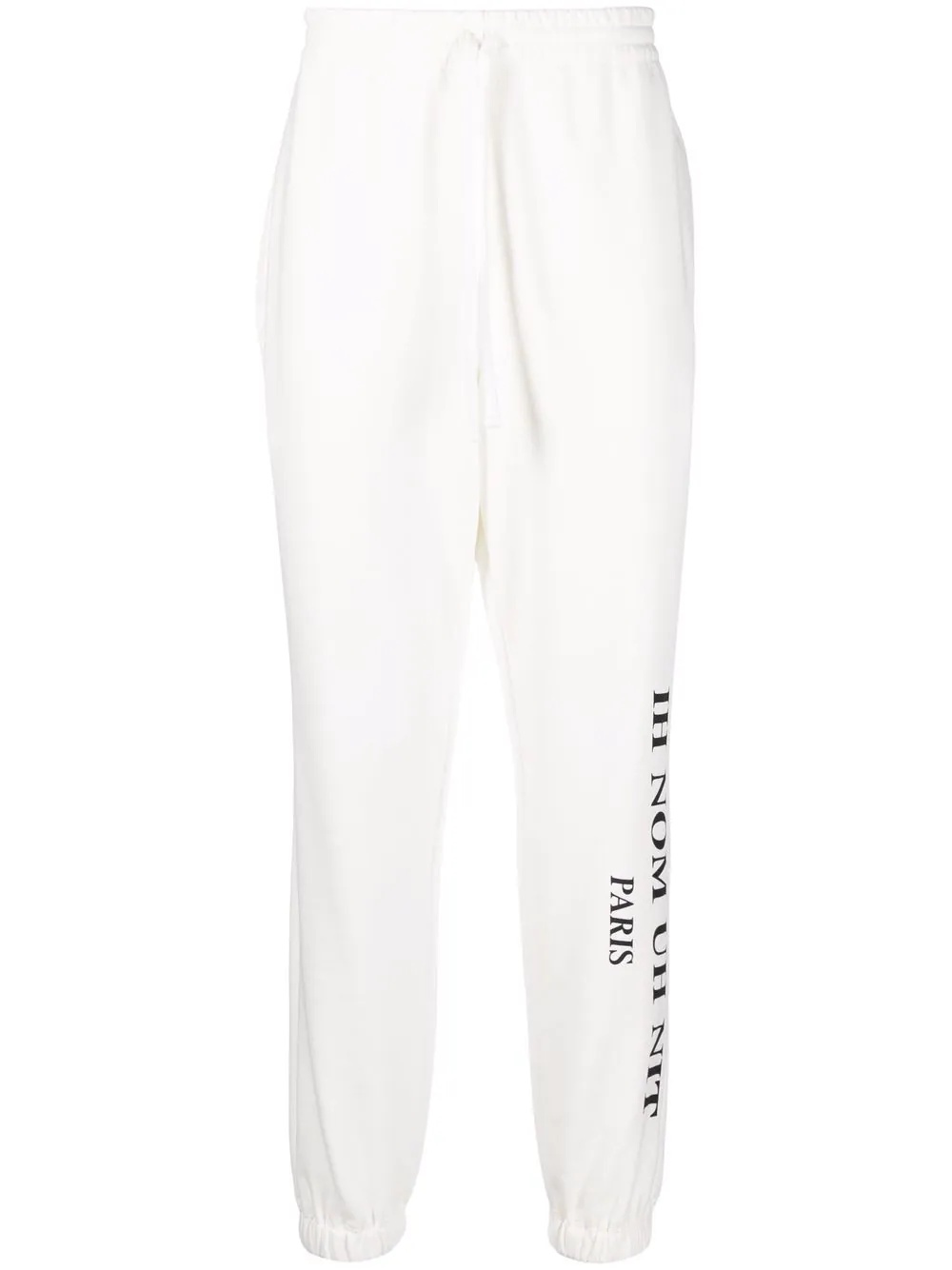 logo print track pants - 1