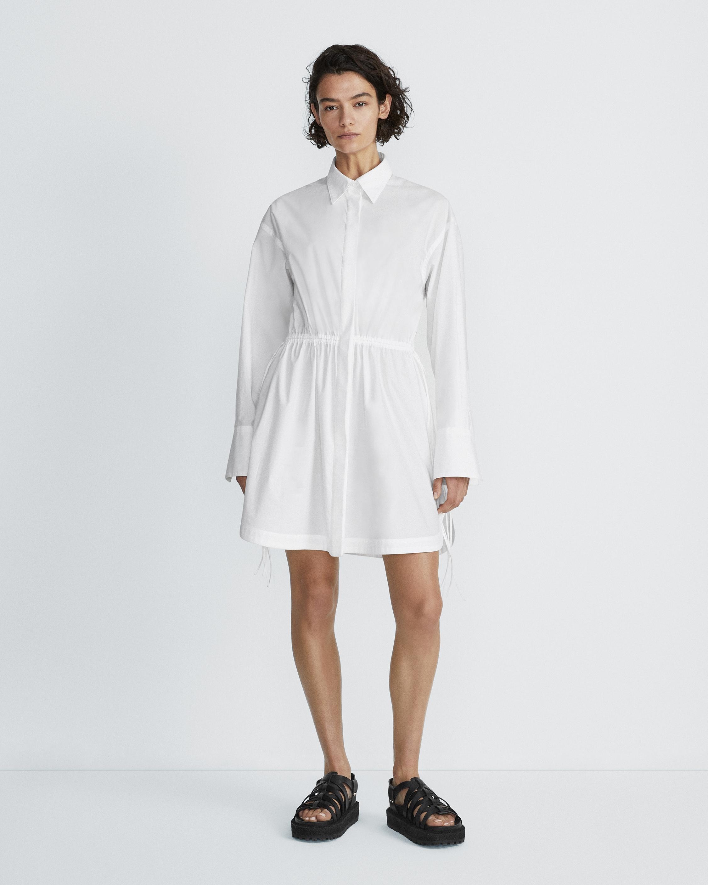 Fiona Mini Shirt Dress
Cotton Poplin Dress - 2