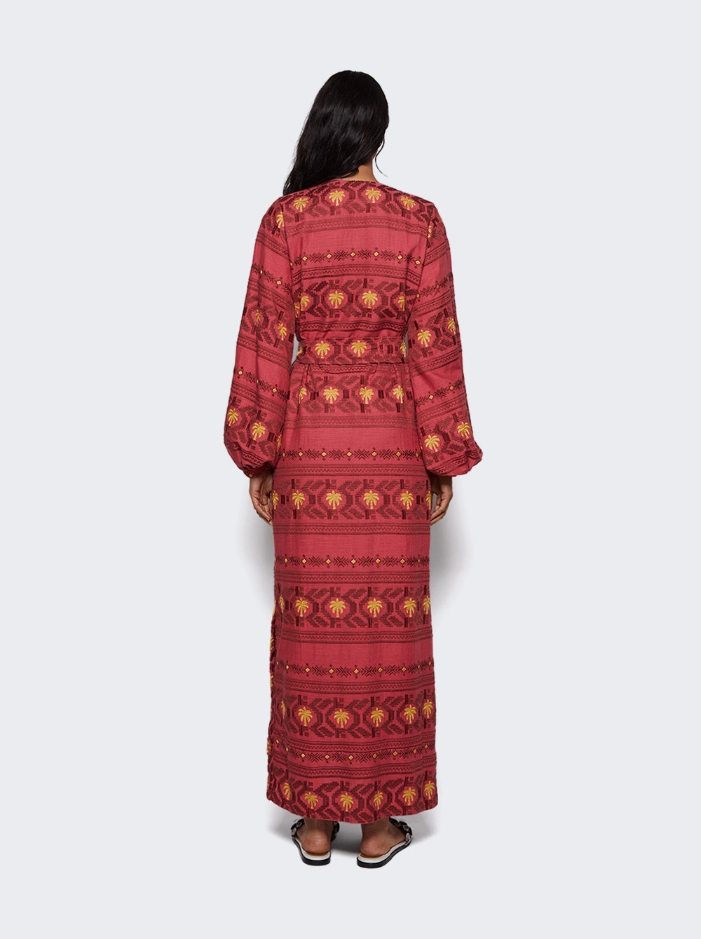 Sapa Inca Tunic Dress Tropic Marsala Tobacco - 5