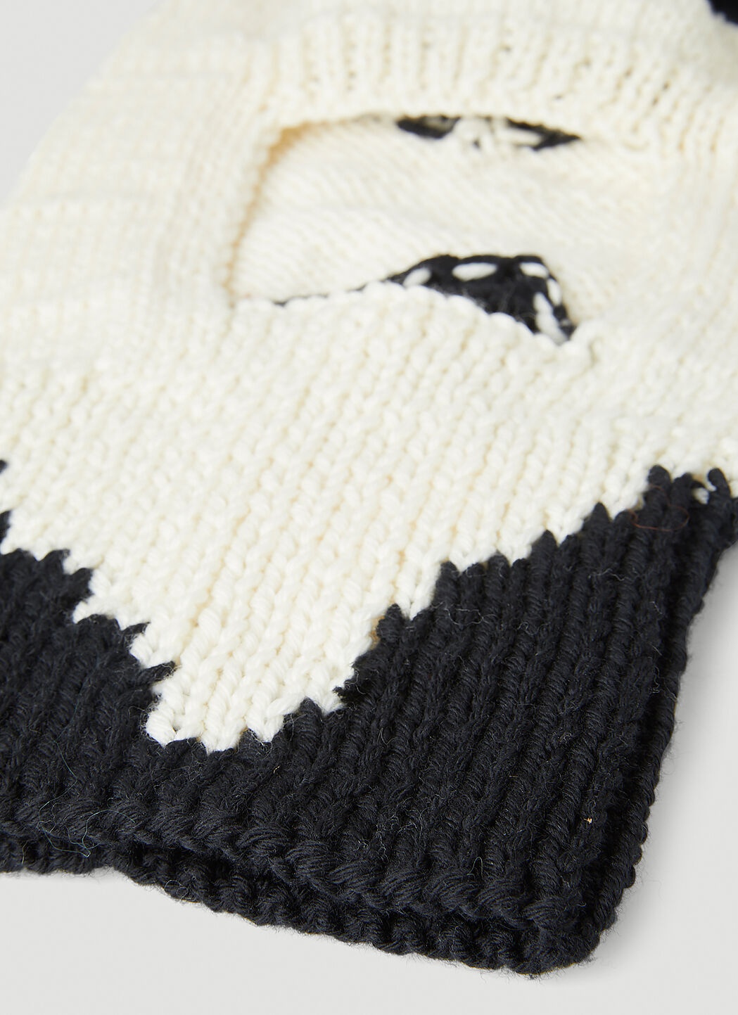 Hand Knitted Cow Balaclava - 4