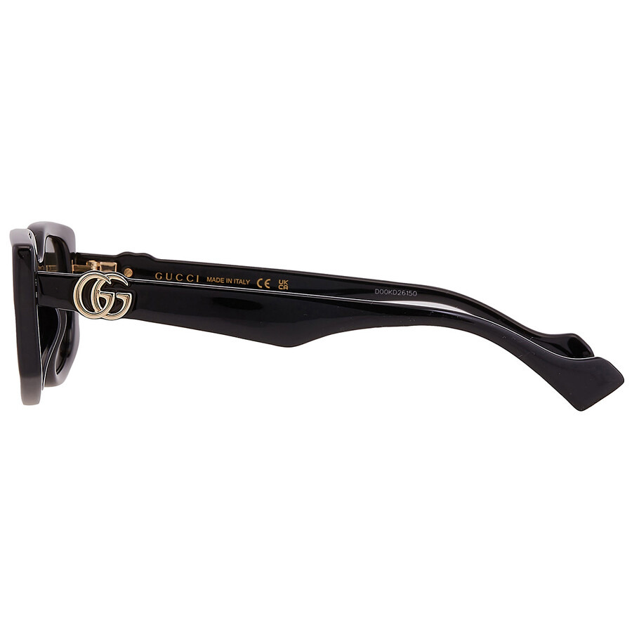 Gucci Grey Rectangular Ladies Sunglasses GG1534S 001 55 - 5