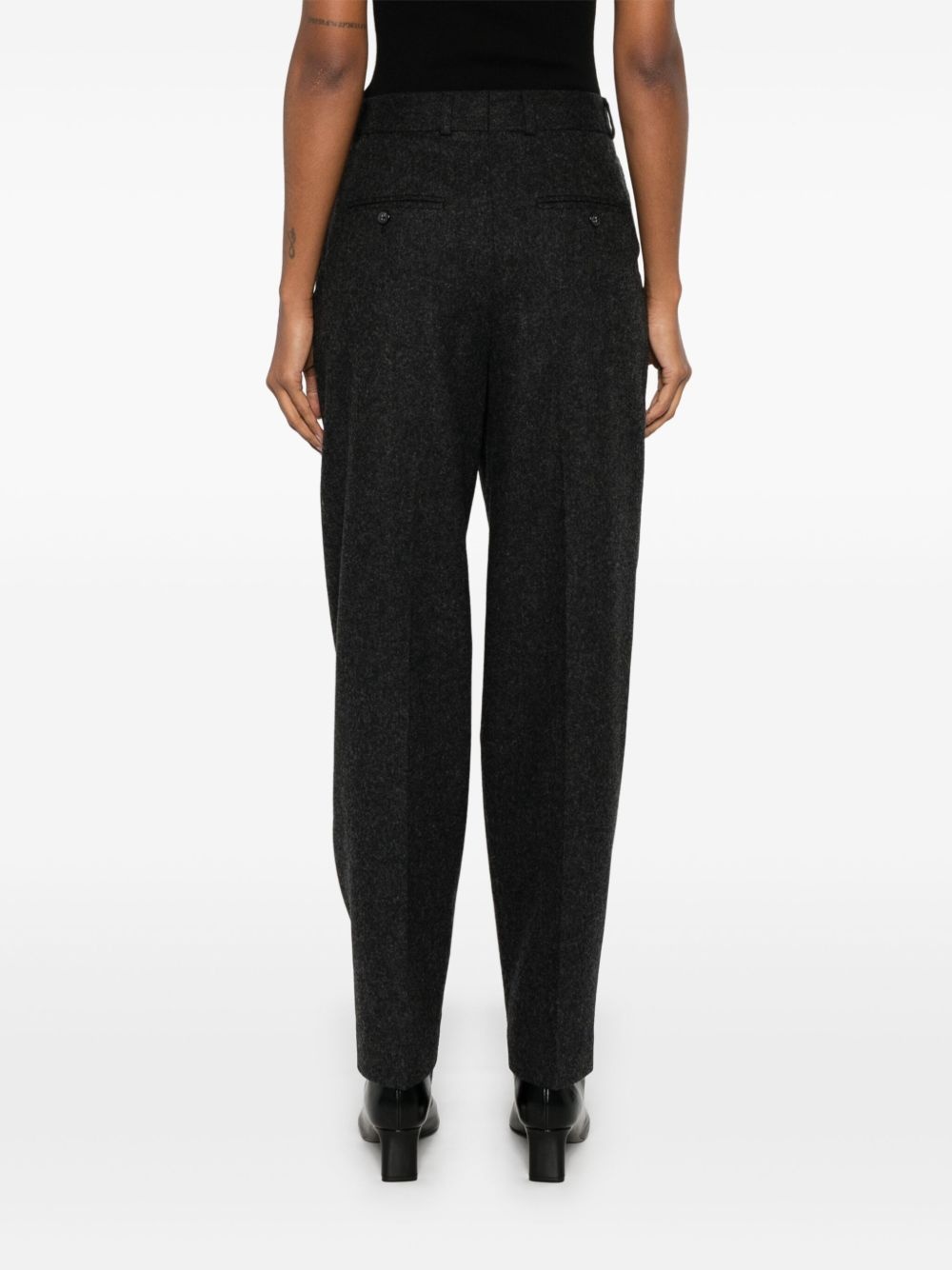 pleated tailored trousers - 4