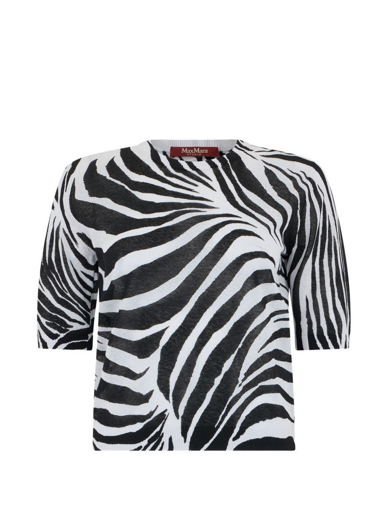 zebra-print top 1
