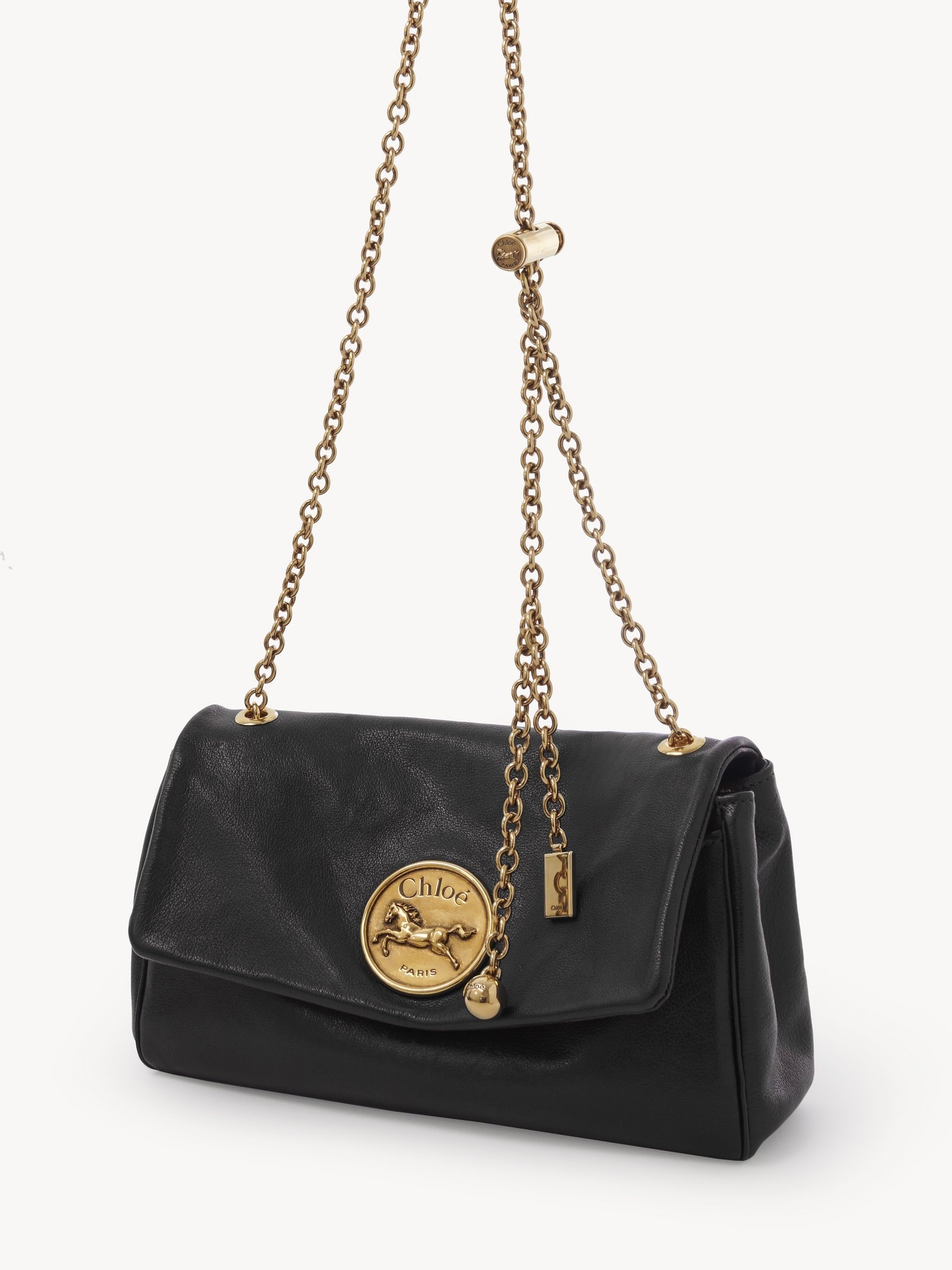 CHLOÉ HERITAGE SHOULDER BAG IN GRAINED LEATHER - 2