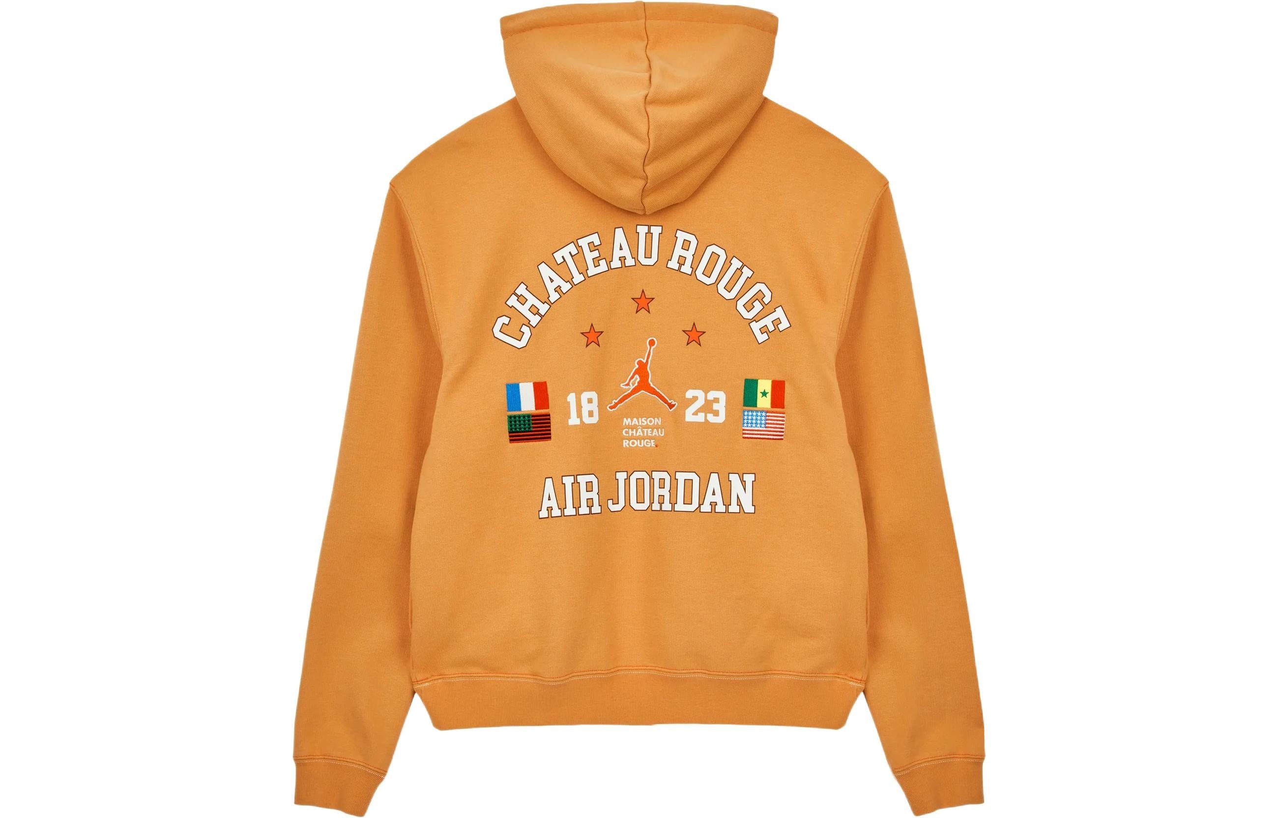 Air Jordan x Maison Chateau Rouge Crossover Hoodie 'Orange' DJ9773-839 - 2