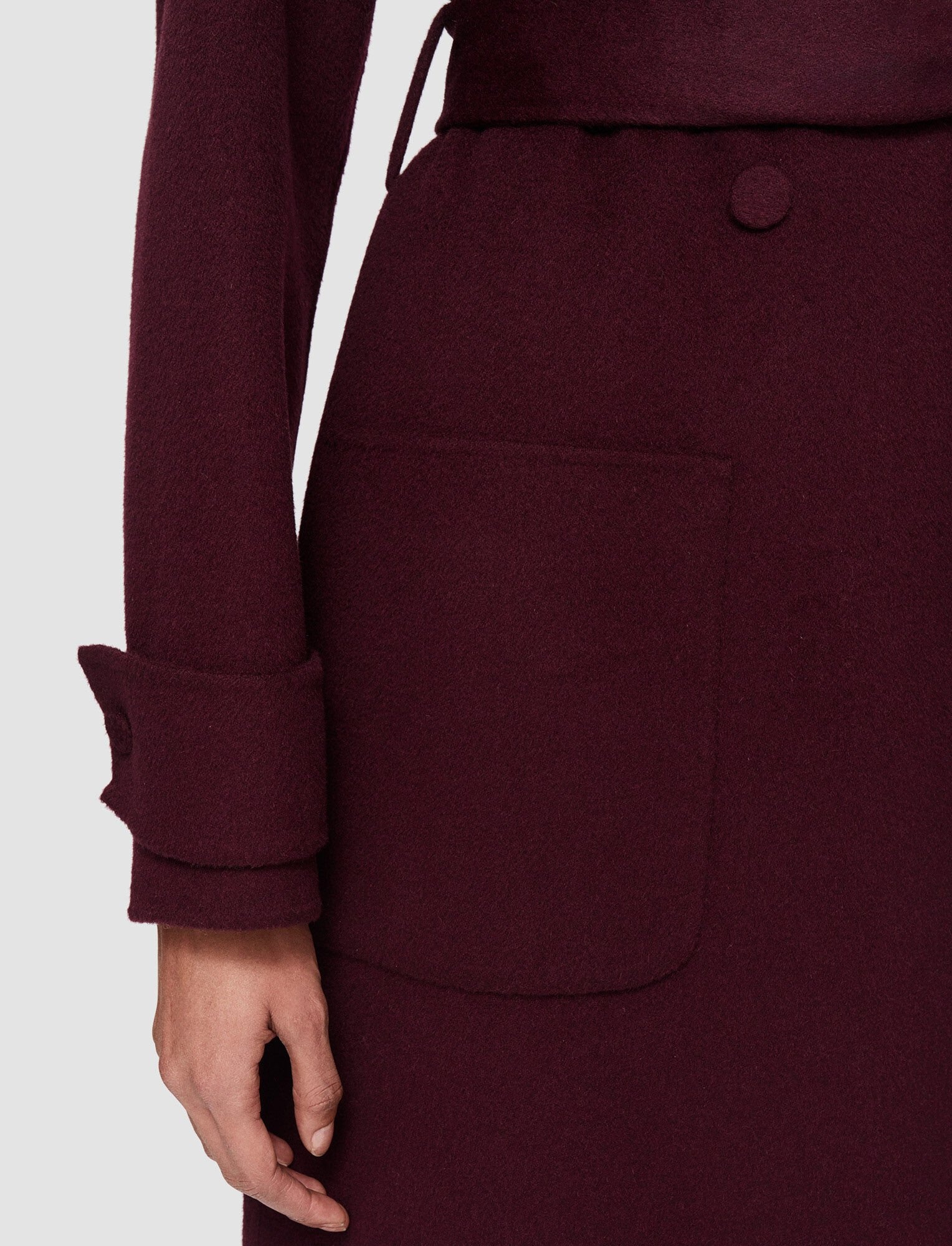 Double Face Cashmere Arline Coat - 5