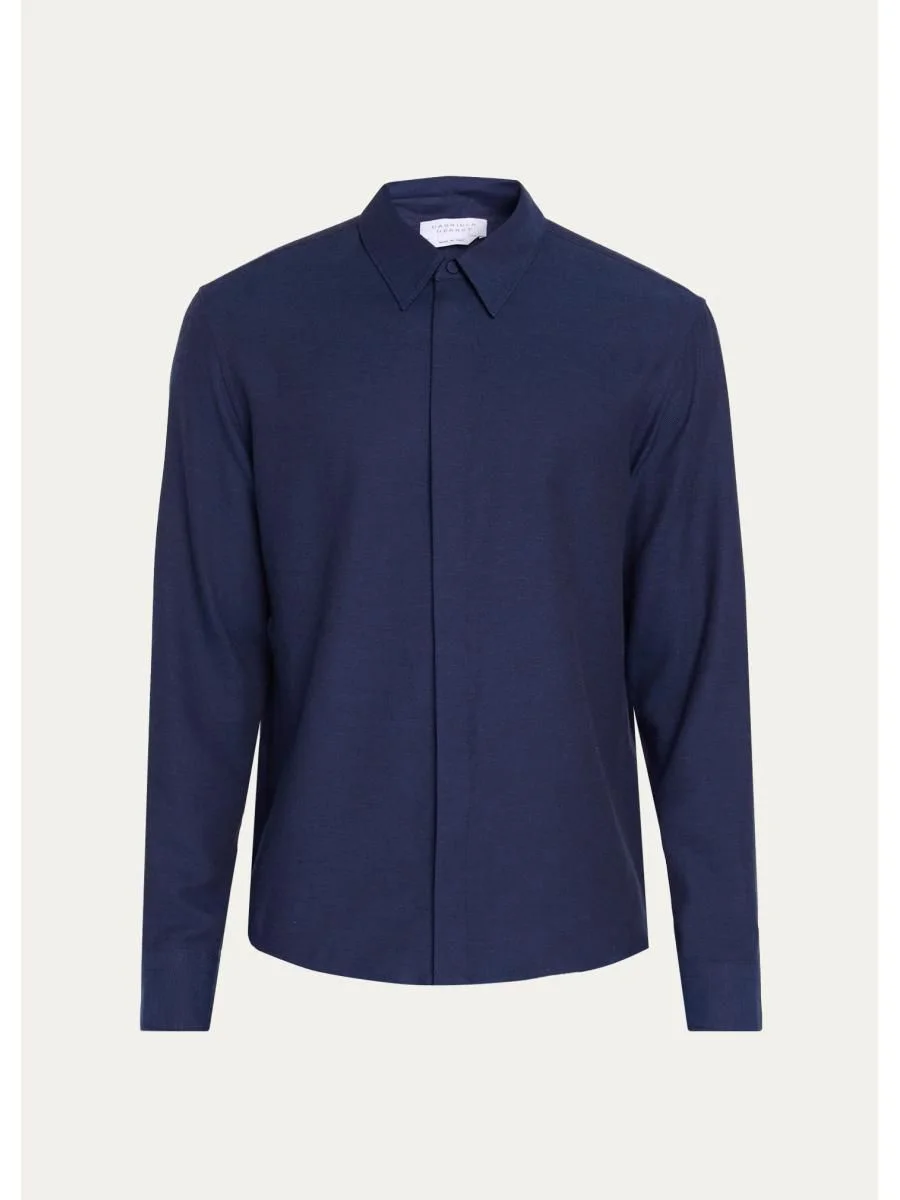 Men's Cotton & Cashmere Shirt - 1