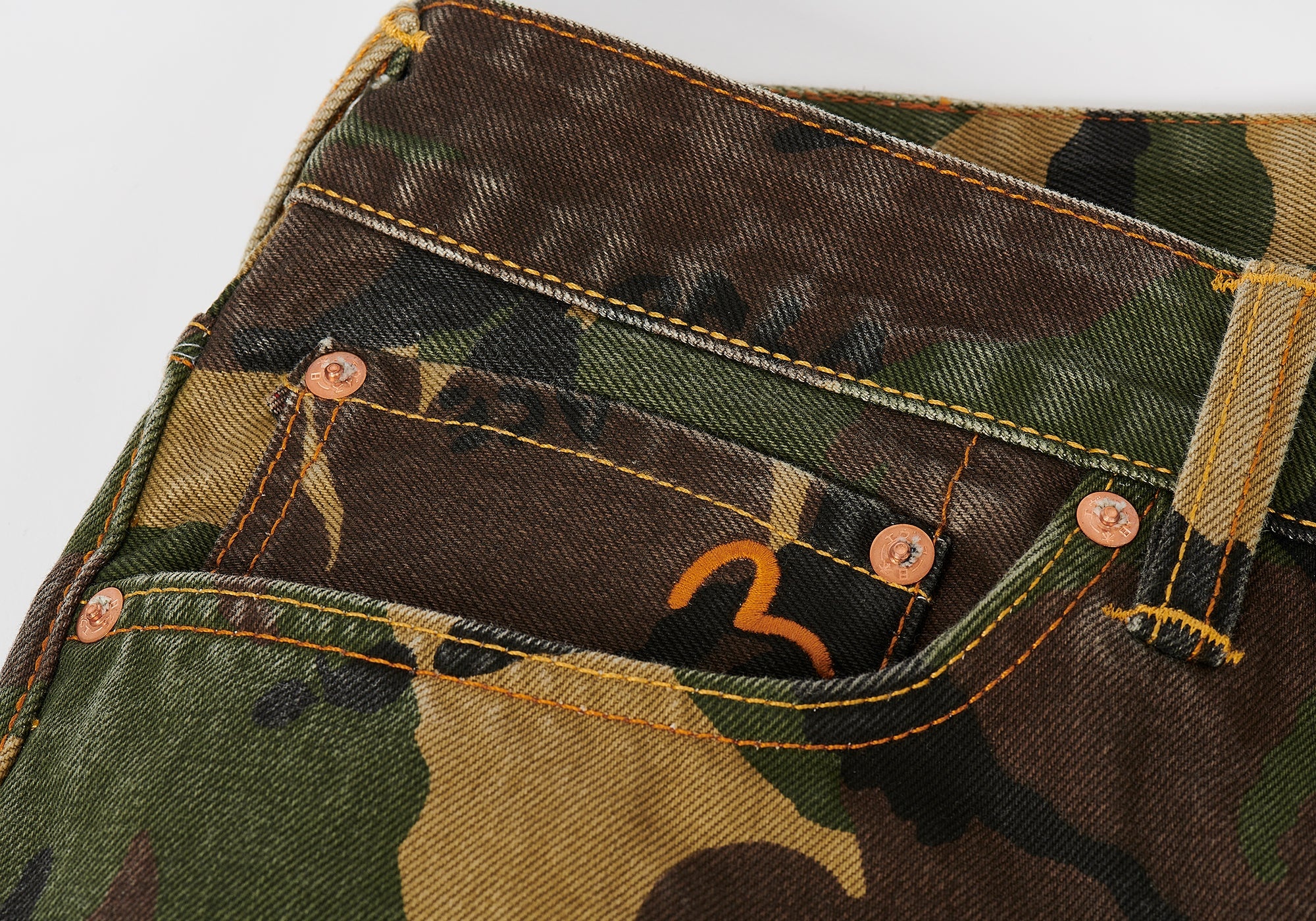PALACE EVISU DENIM JEAN CAMO - 5