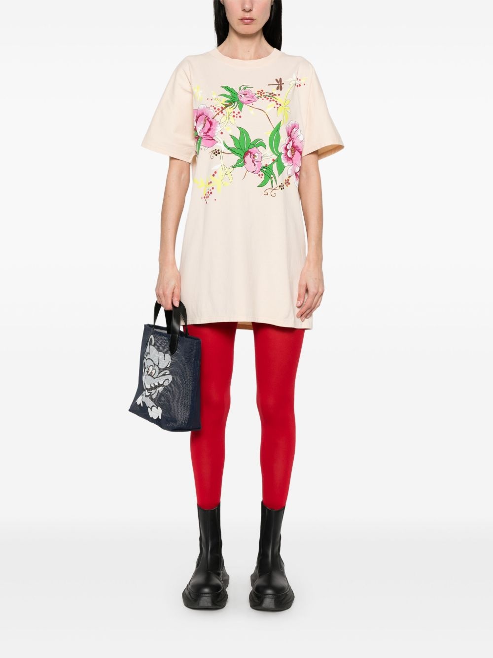 Peonies mini dress - 2