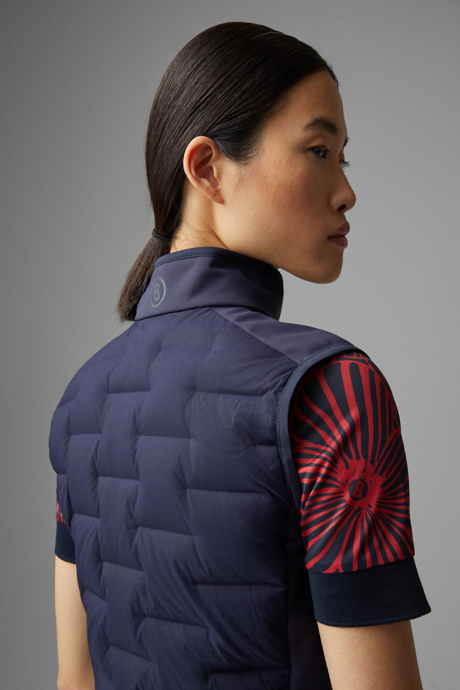 Dorina Softshell down vest in Navy blue - 6