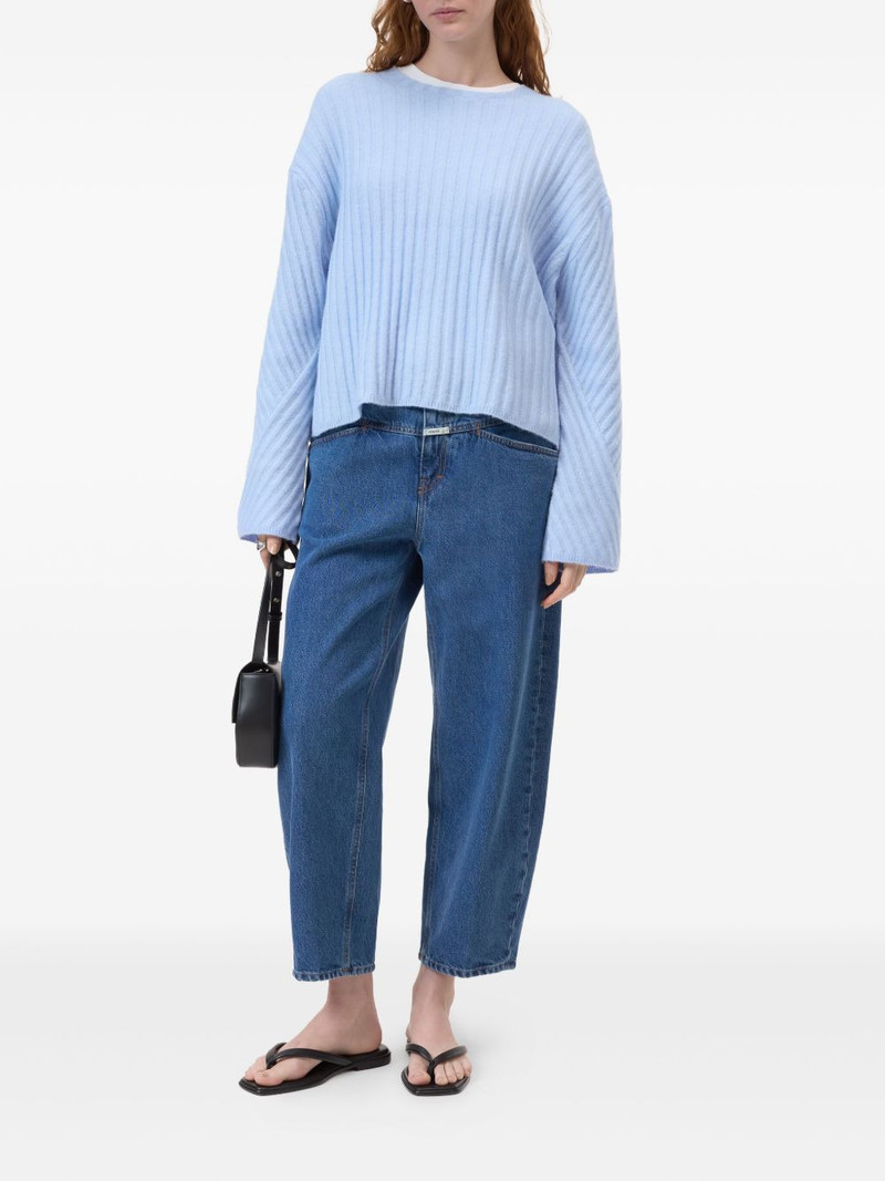 CLOSED ribbed crew neck sweater outlook