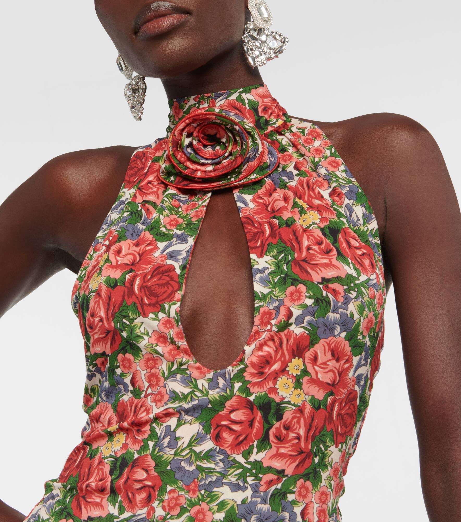 Floral halterneck top - 4