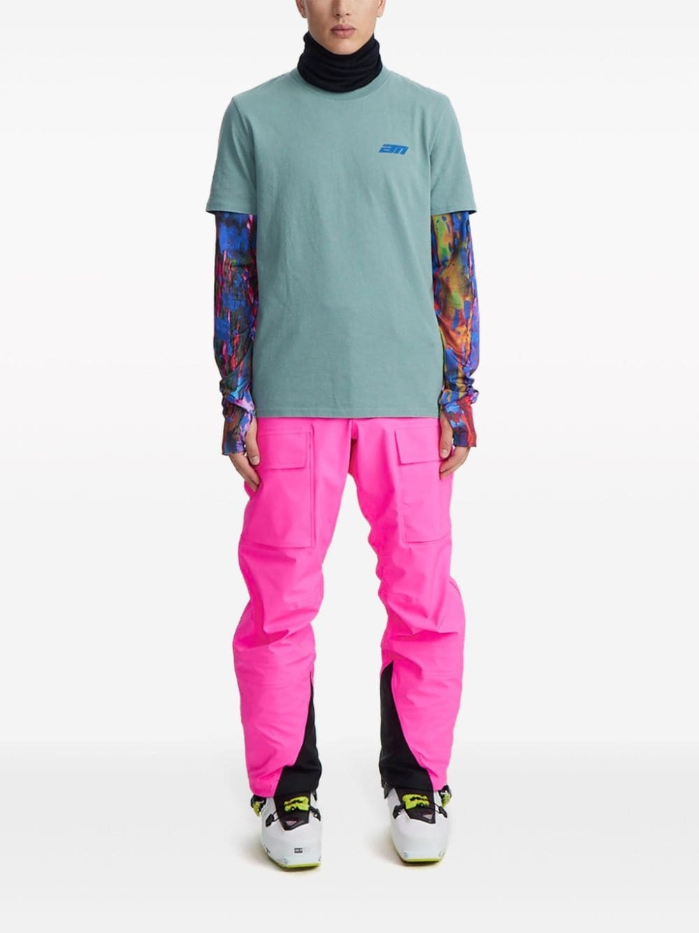 Planet Aspen logo-print T-shirt - 2
