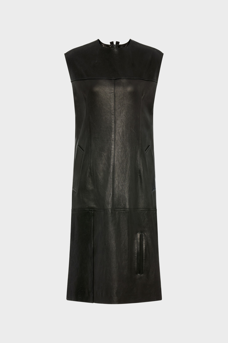 Leather Midi Dress 1