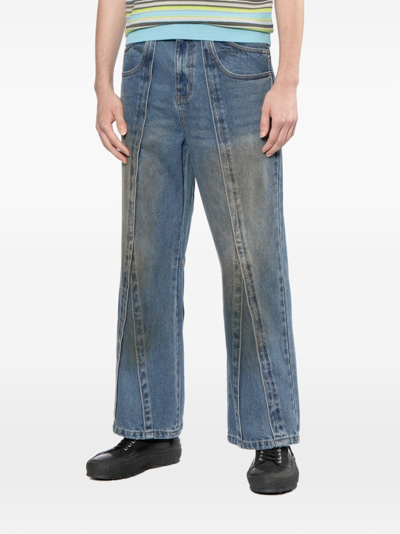 layered wide-leg jeans 3