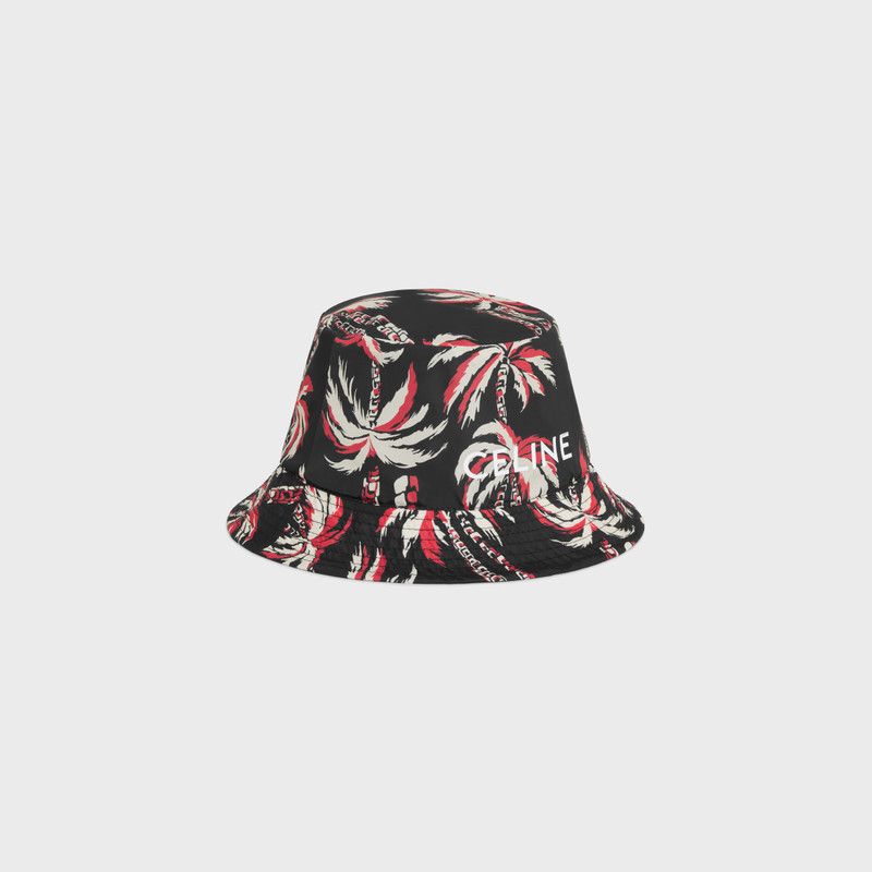 CELINE Celine palm tree bucket hat in nylon outlook
