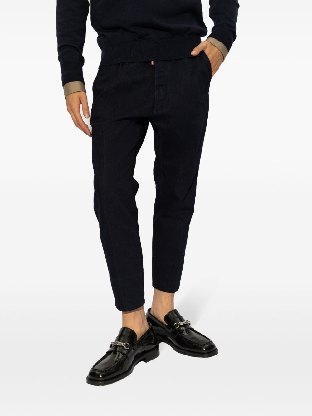 low-rise tapered jeans - 3