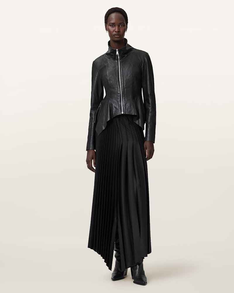 GRACE LEATHER BIKER JACKET 6