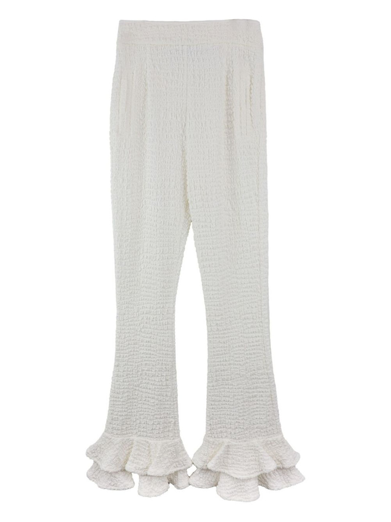 ruffle-hem trousers 1