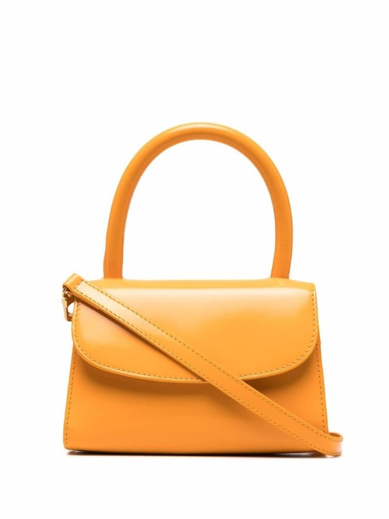 BY FAR Mini calf leather tote bag outlook