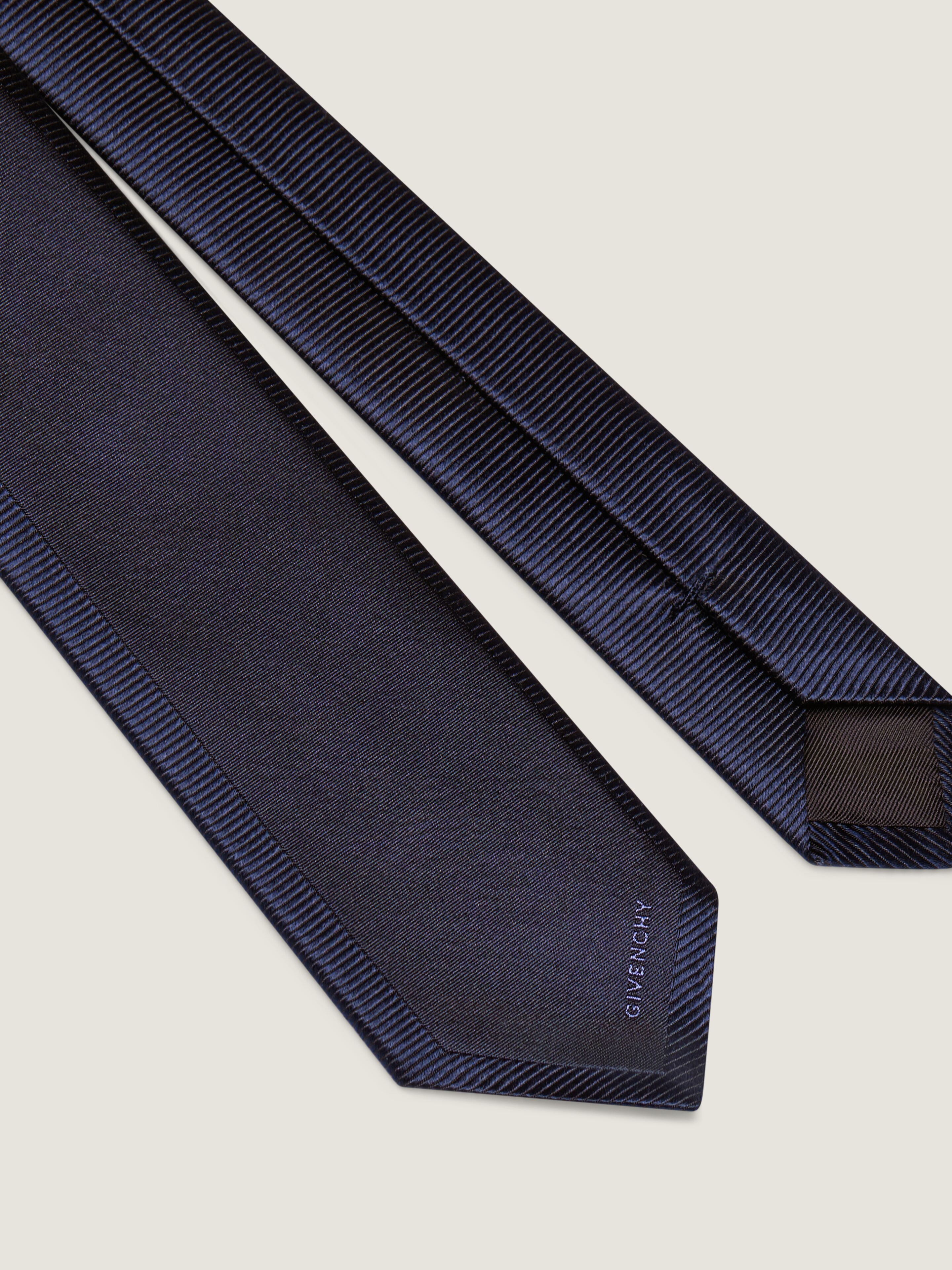 GIVENCHY TIE IN SILK WITH JACQUARD DETAIL - 2