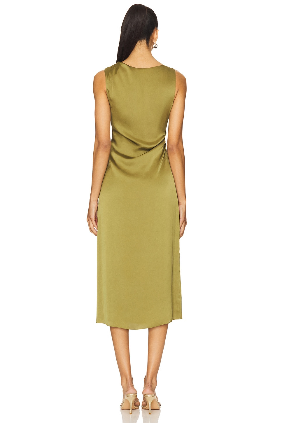 Shoulder Drape Dress - 3