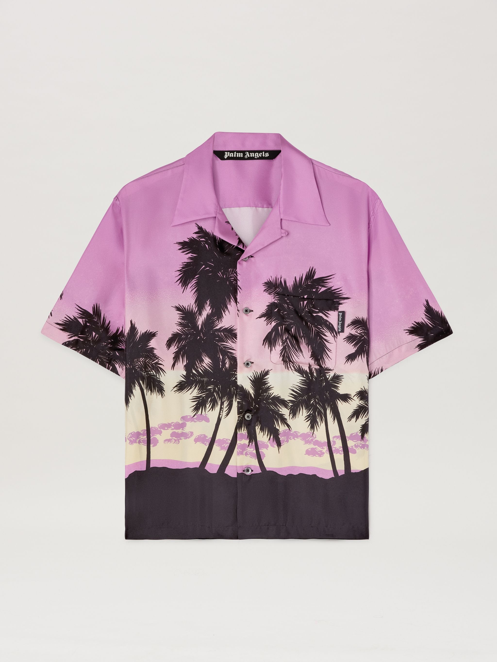 Pink Sunset Bowling Shirt - 1