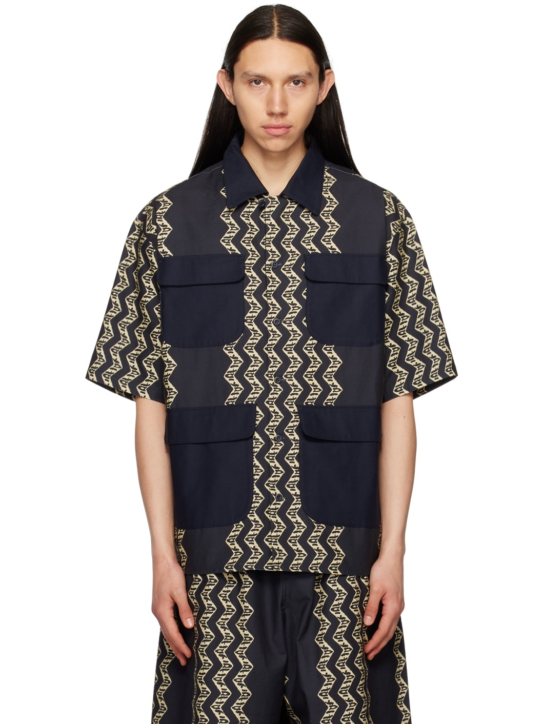 Black Calypso Aloha Shirt - 1
