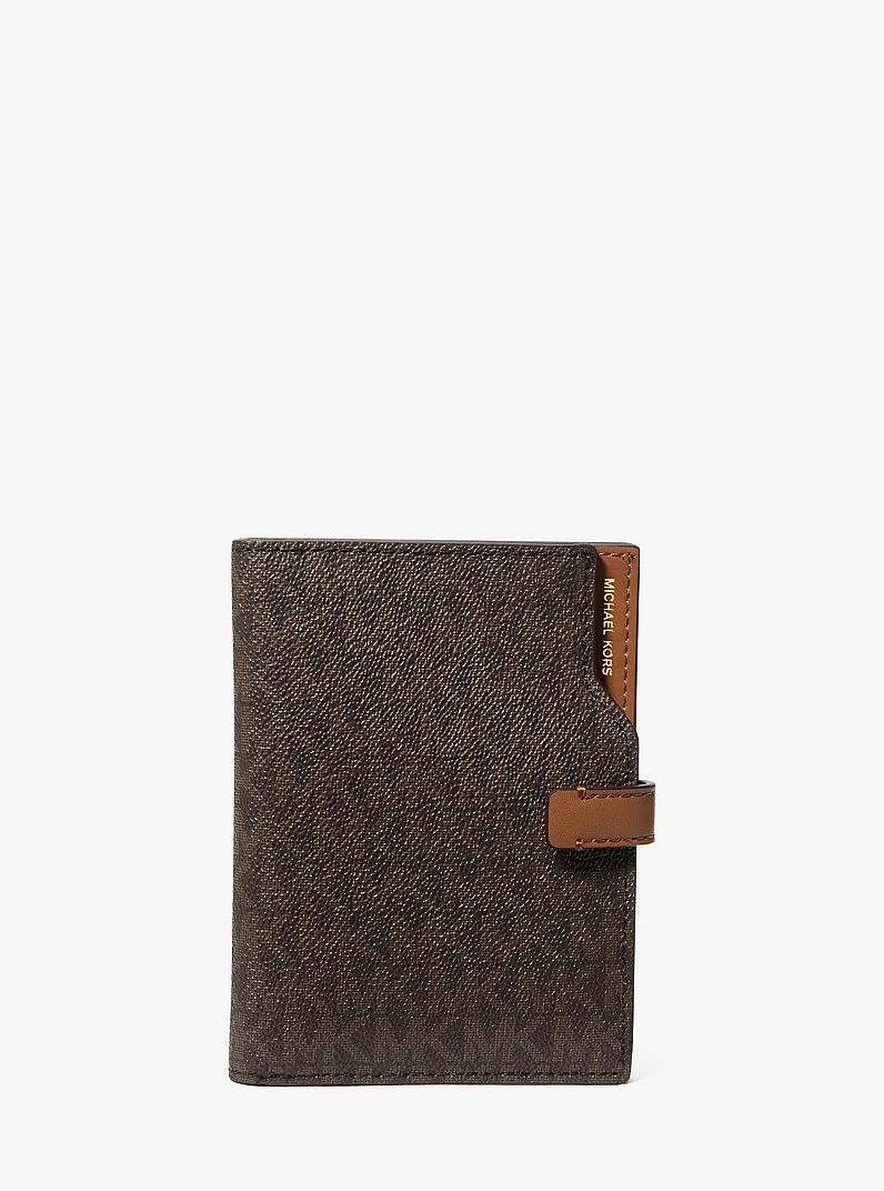 Jet Set Signature Logo Passport Wallet - 1