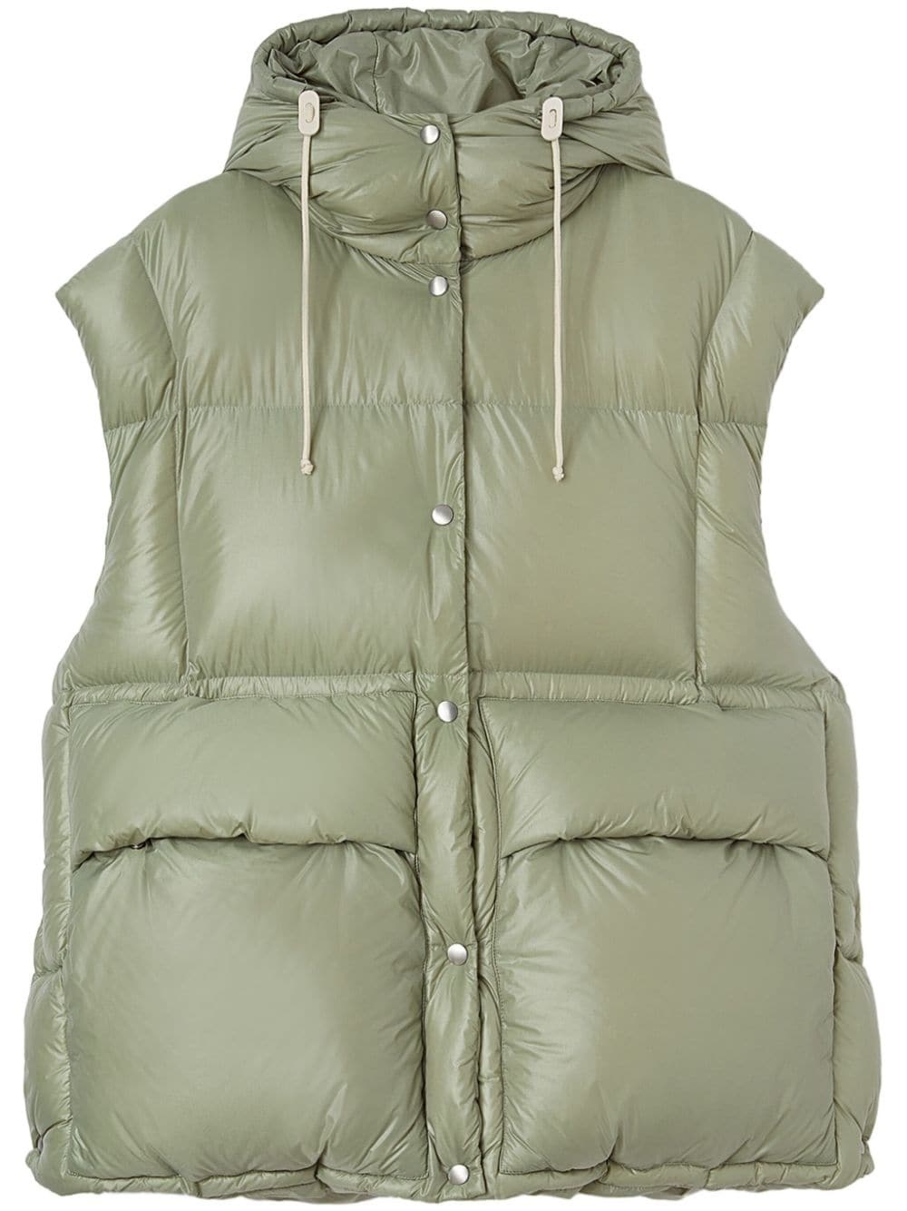 quilted down gilet - 1
