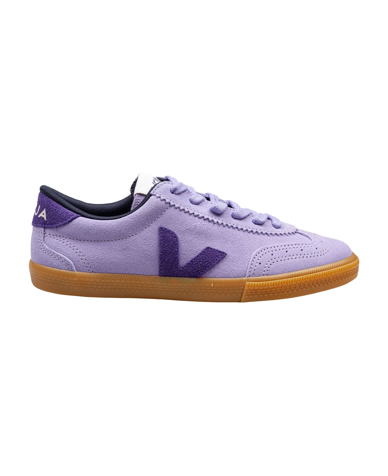 Volley Suede Sneakers Lavender Color - 1