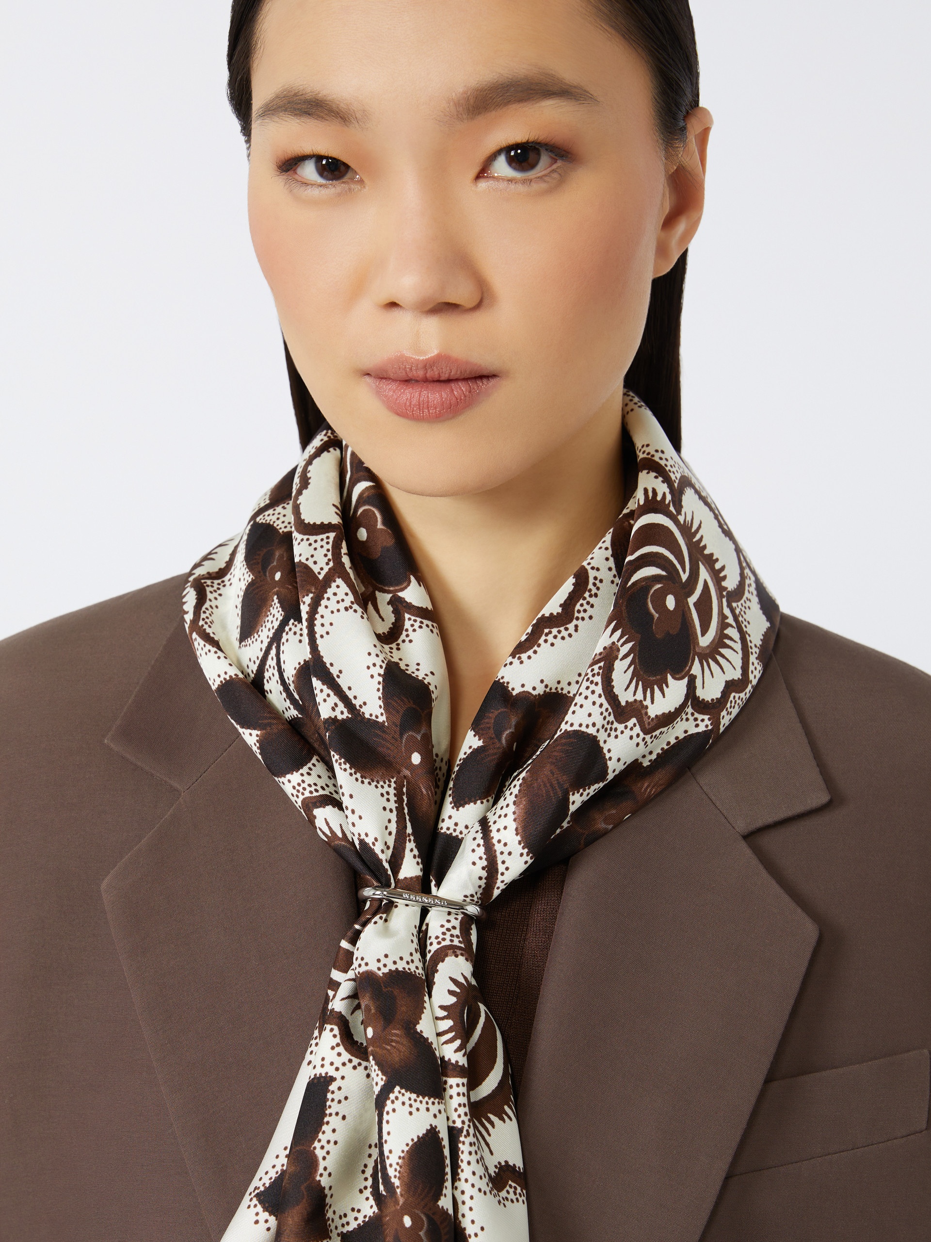 ONESTORING Printed silk pocket square - 5