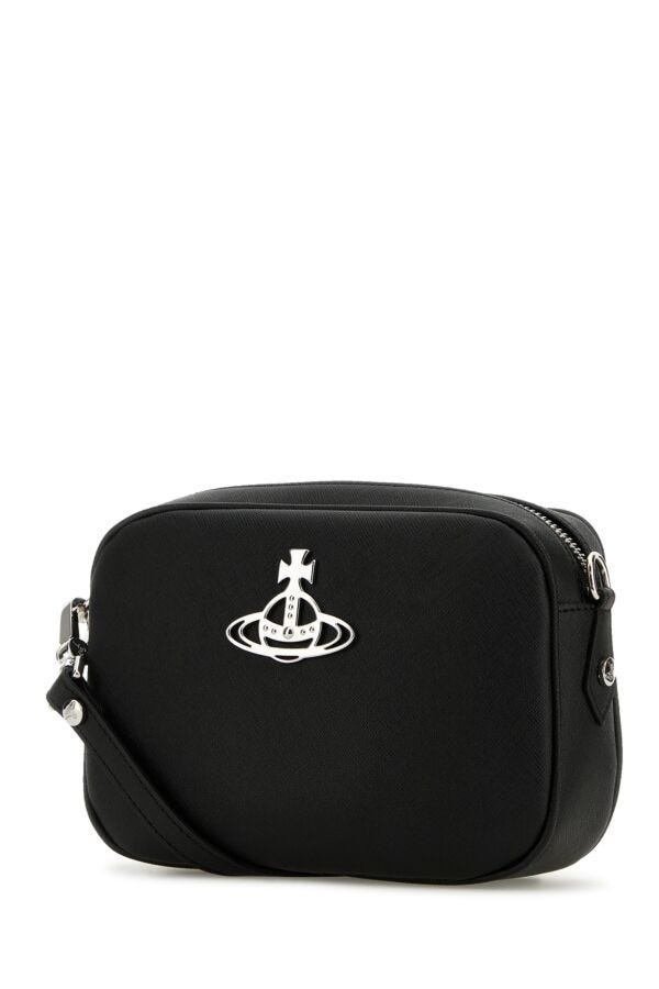 Black synthetic leather Anna crossbody bag - 2