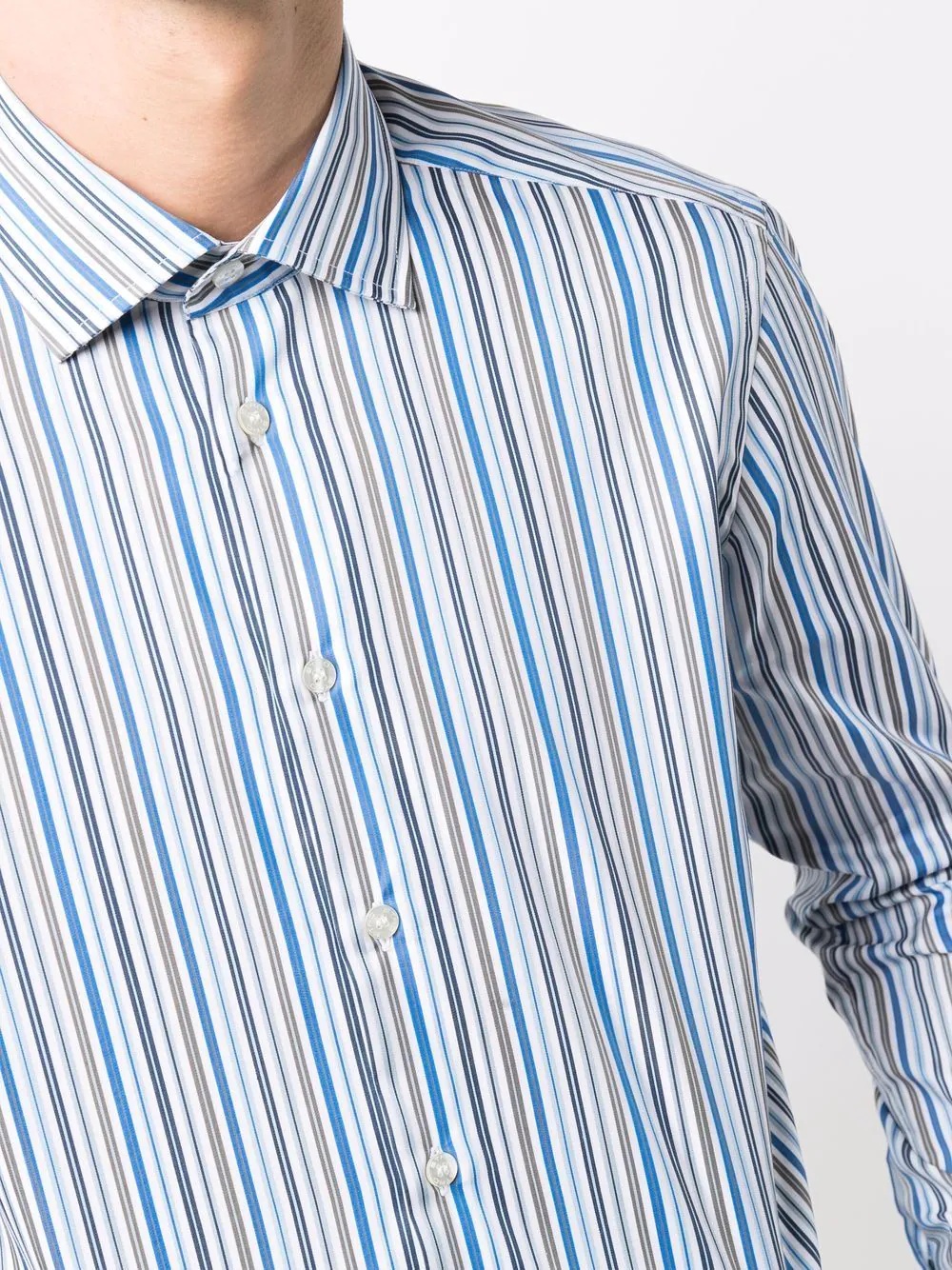 striped cotton shirt - 5